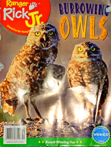 Ranger Rick Jr - Burrowing Owls Cover